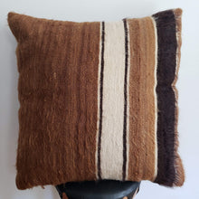 Load image into Gallery viewer, Berber Wool Pillow - Vintage Moroccan Floor Cushion VKFP043
