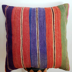 Berber Wool Pillow - Vintage Moroccan Floor Cushion VKFP056