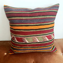 Load image into Gallery viewer, Berber Wool Pillow - Vintage Moroccan Floor Cushion VKFP061
