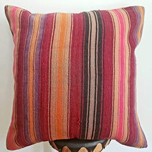 Load image into Gallery viewer, Berber Wool Pillow - Vintage Moroccan Floor Cushion VKFP063

