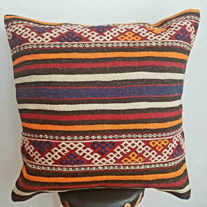 Berber Wool Pillow - Vintage Moroccan Floor Cushion VKFP065