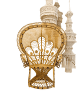Load image into Gallery viewer, Peacock Wicker Chair
