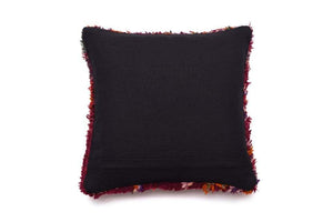 Berber Wool Pillow, Vintage Moroccan Cushion