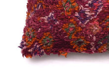 Load image into Gallery viewer, Berber Wool Pillow, Vintage Moroccan Cushion
